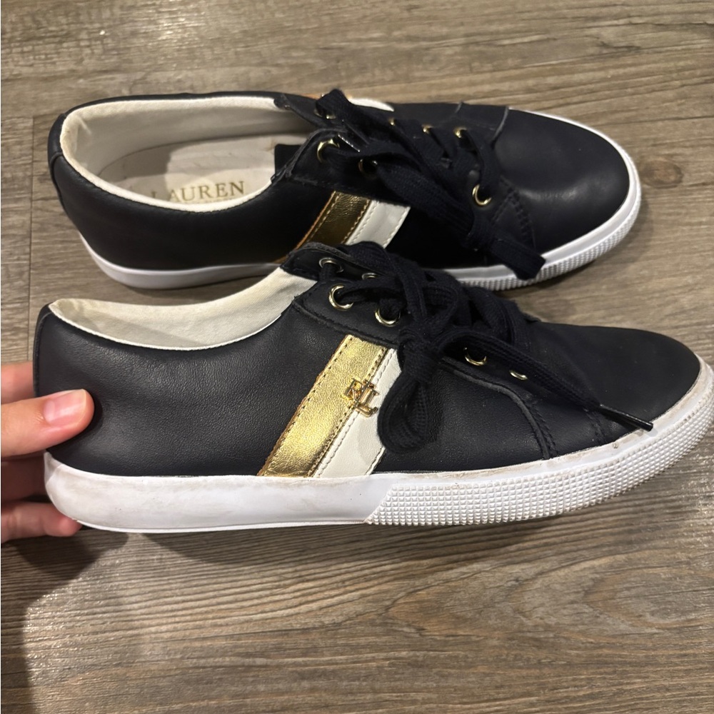 Lauren Ralph Lauren Leather Sneakers